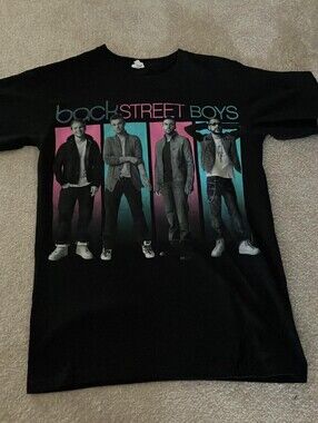 Backstreet Boys 2011 Graphic TShirt Pink Blue Black